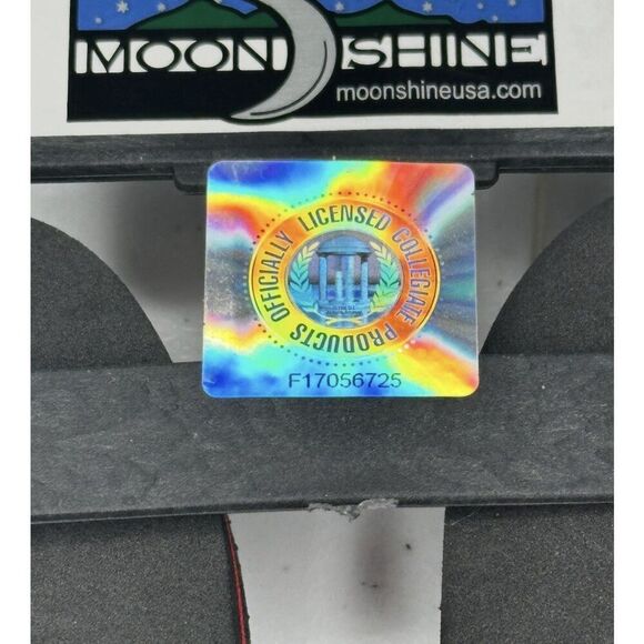 NWT Auburn Tigers Flip Flops Women’s 7-8 Small NCAA Collegiate Sandals Black - Picture 6 of 7